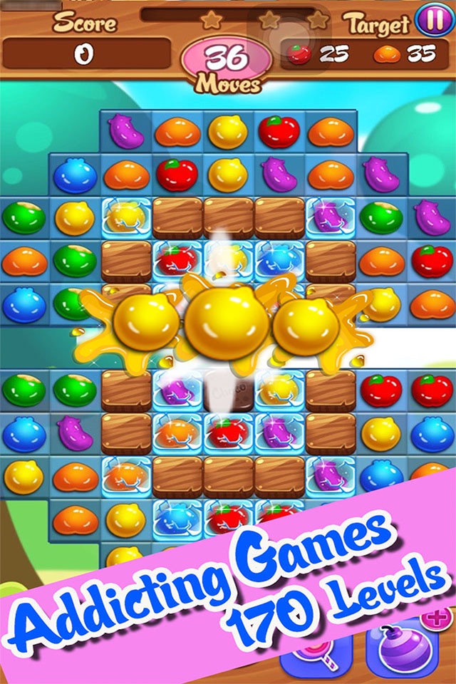 Fruit Farm Splash Mania - Match and Pop 3 Blitz Puzzle screenshot 2