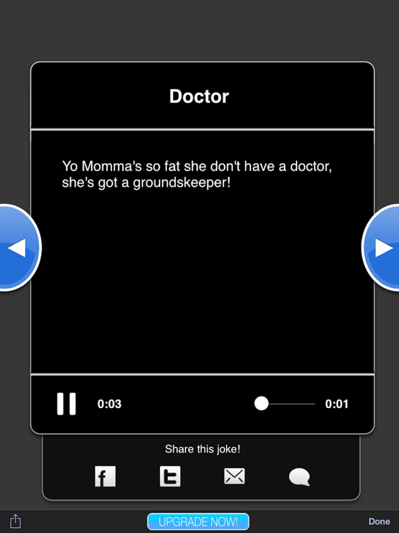 Yo Momma iPad screenshot 4 - Entertainment app