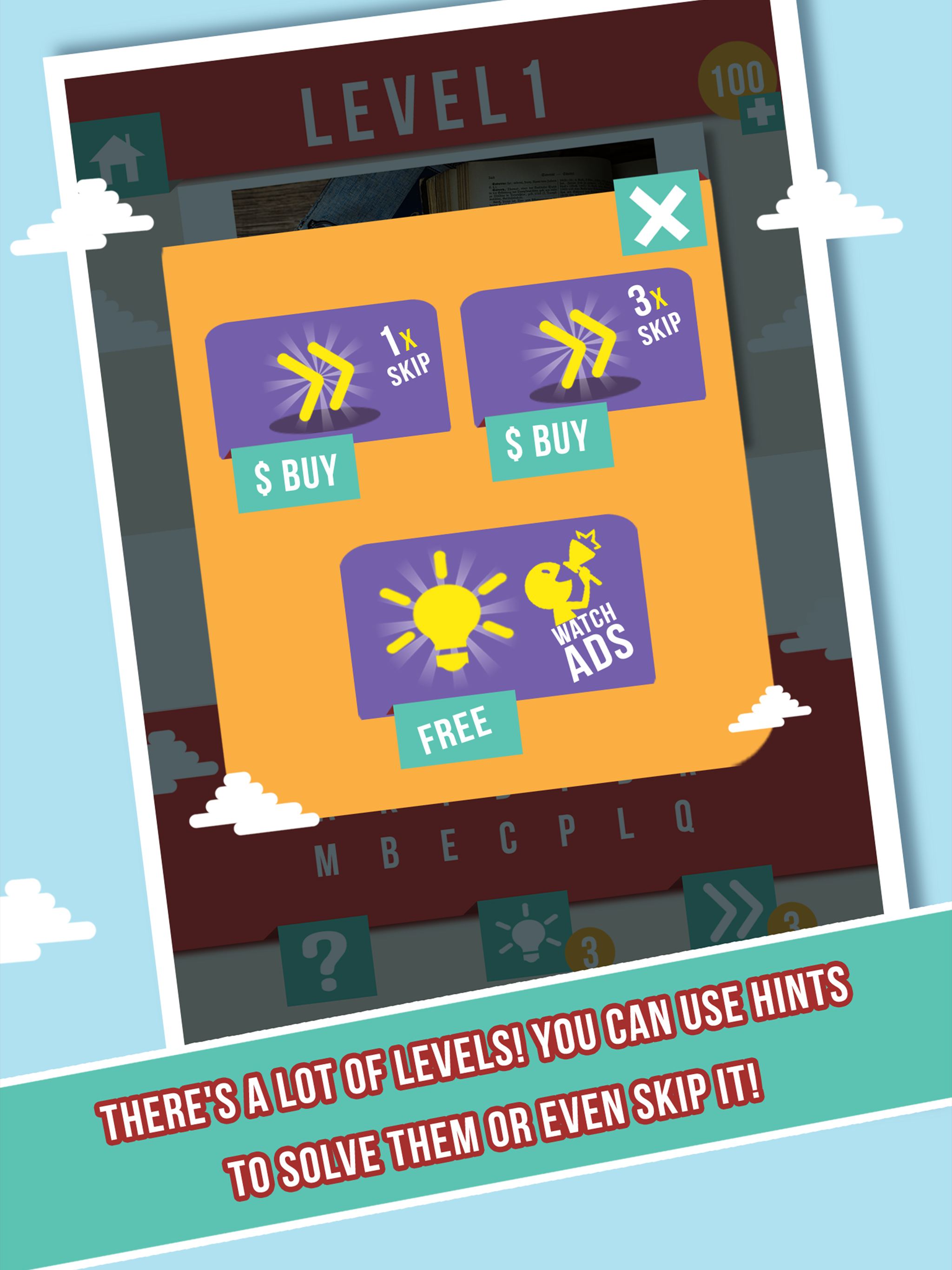 1 Pic 3 Words - Word Finder Puzzle Game screenshot 9