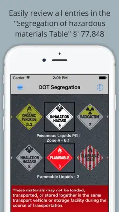 Hazmat Load Segregation Guide iPhone image 2