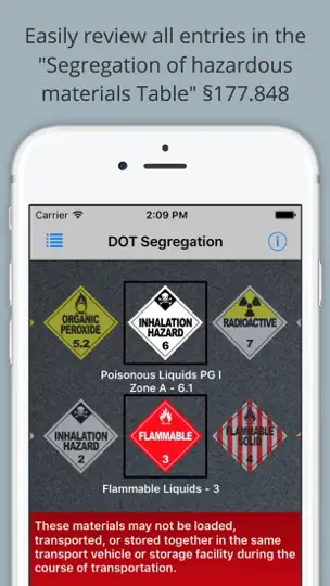 Hazmat Load Segregation Guide iPhone Ekran Görüntüsü 2