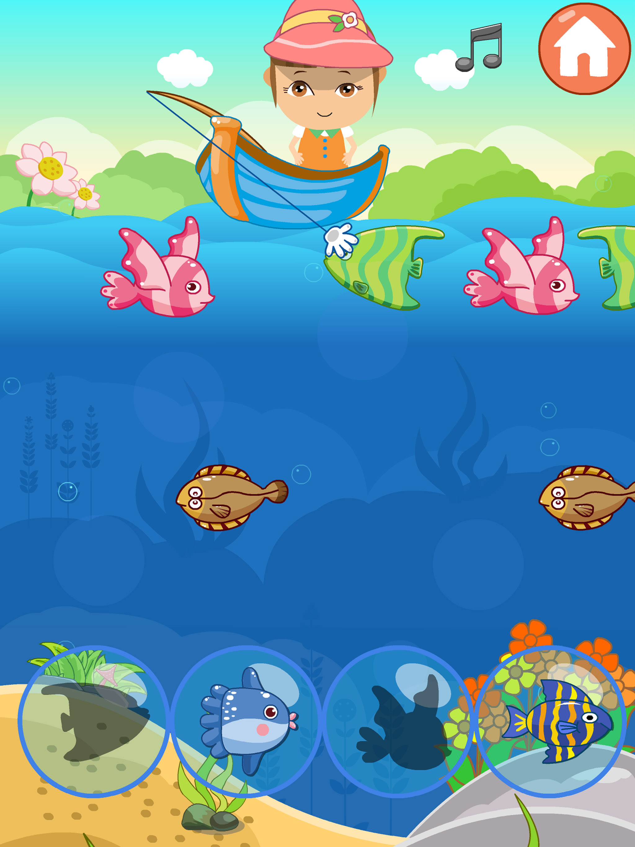 Amy Fishing Game free For Kids and toddlers