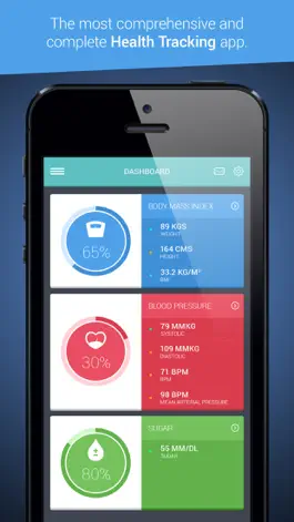 Game screenshot Health Tracker & Manager for iPhone - Personal Healthbook App for Tracking Blood Pressure BP, Glucose & Weight BMI mod apk