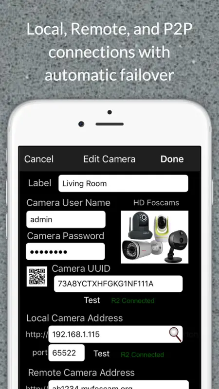 Foscam Pro: Multi IP Camera Viewer screenshot 2 of 5