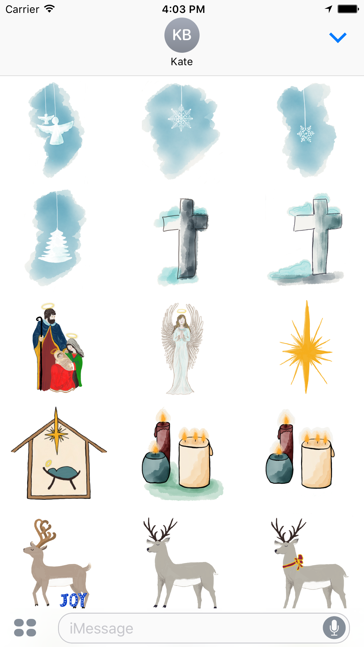 Christmas Holiday Stickies screenshot 2