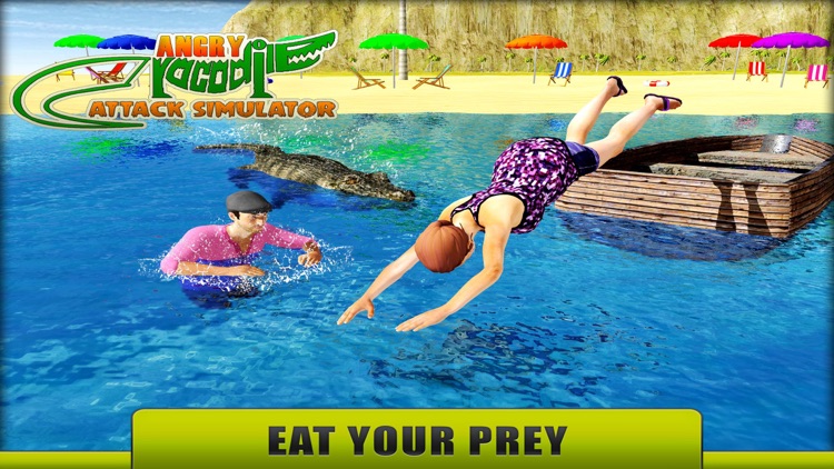 Angry Crocodile Attack Sim 3D