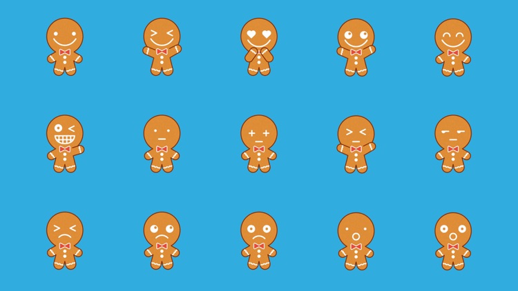 Gingerbread Man Emojis