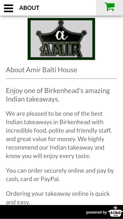 Amir Balti House Indian Takeaway screenshot-3