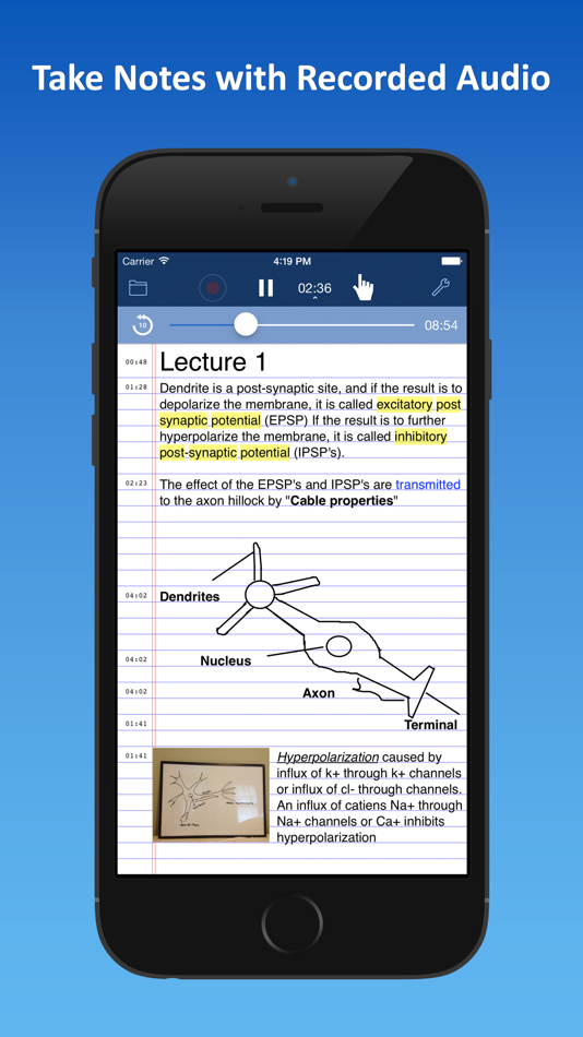 AudioNote Lite - Notepad and Voice Recorder - 6.1 - (iOS)