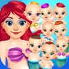 Mermaid Salon Make-Up Doctor Kids Games Free! icon