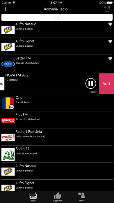 Romanian Radio iPhone screenshot 4 - Entertainment app