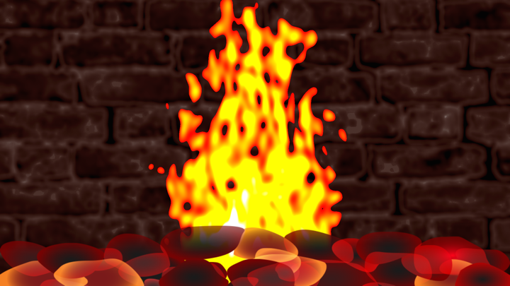 Screenshot #1 pour Sensory Flames - Free Fireplace for your TV