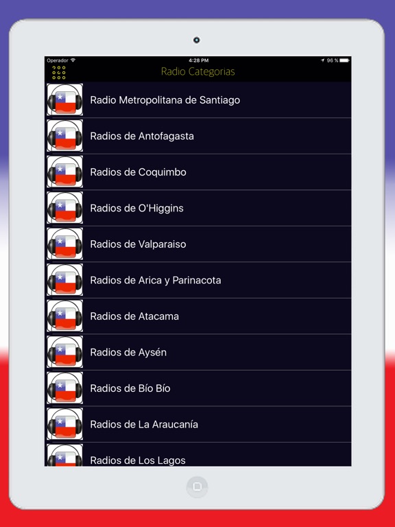 Screenshot #4 pour Radios de Chile Online FM & AM - Emisoras Chilenas