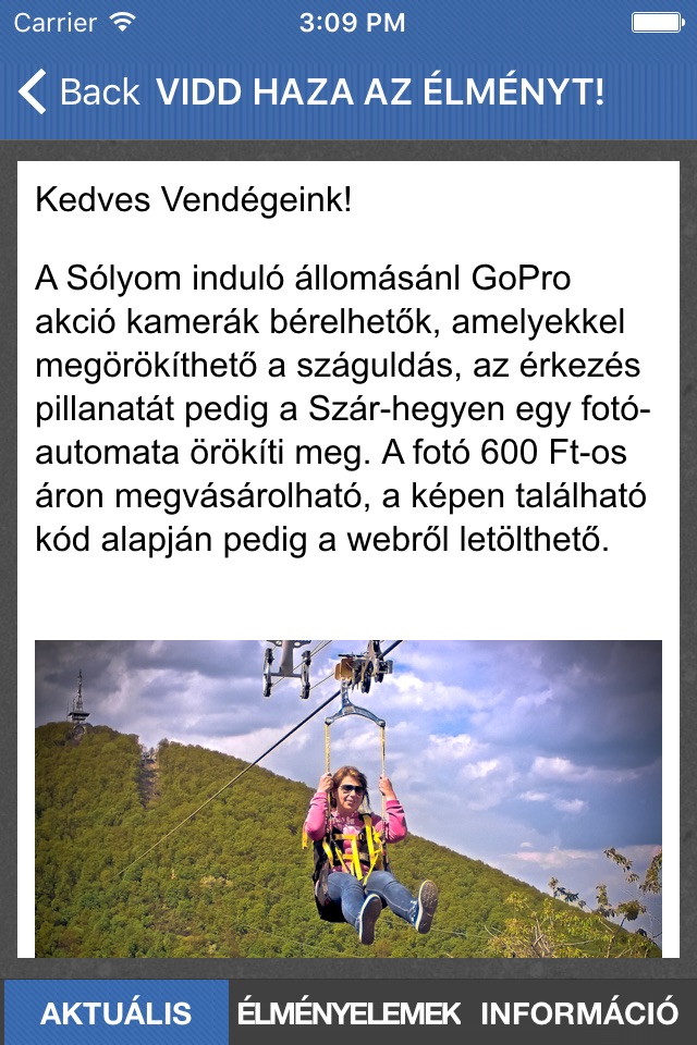 Zemplén Kalandpark screenshot 2