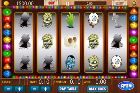 Zombie Slot Machine - Doubledown and Win Big Jackpot Slots Free Game screenshot 3