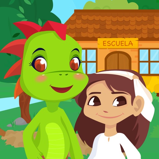 Juana la Iguana goes to School- Learn in Spanish Icon