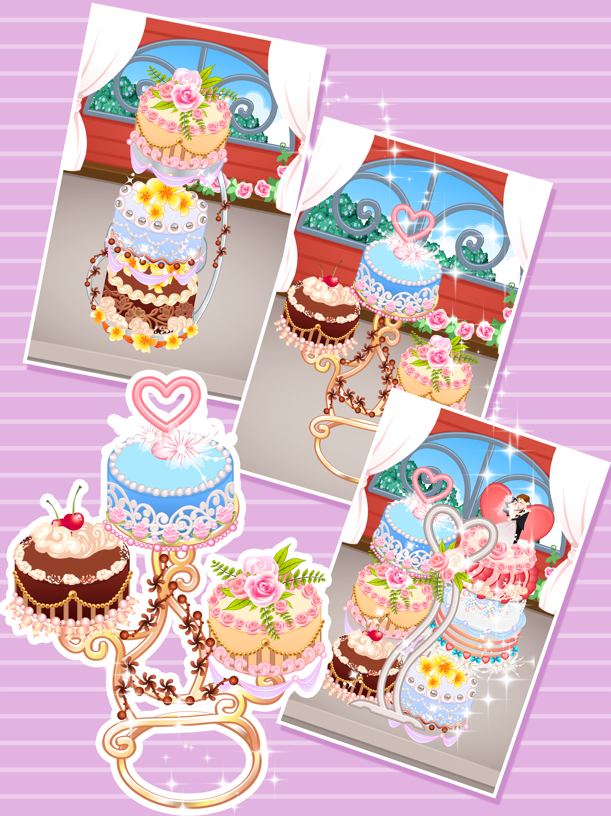 Sweet Wedding Cake Design - Cooking games for girl screenshot 6