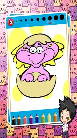 Game screenshot Coloring Book Dinosaurs Painting apk