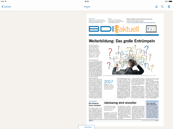 BDI aktuell iPad screenshot