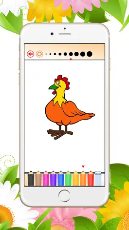 Game screenshot Ферма Животные бесплатные игры для детей: Книжка-раскраска для Научиться рисовать и цвет свиньи, утки, овцы apk