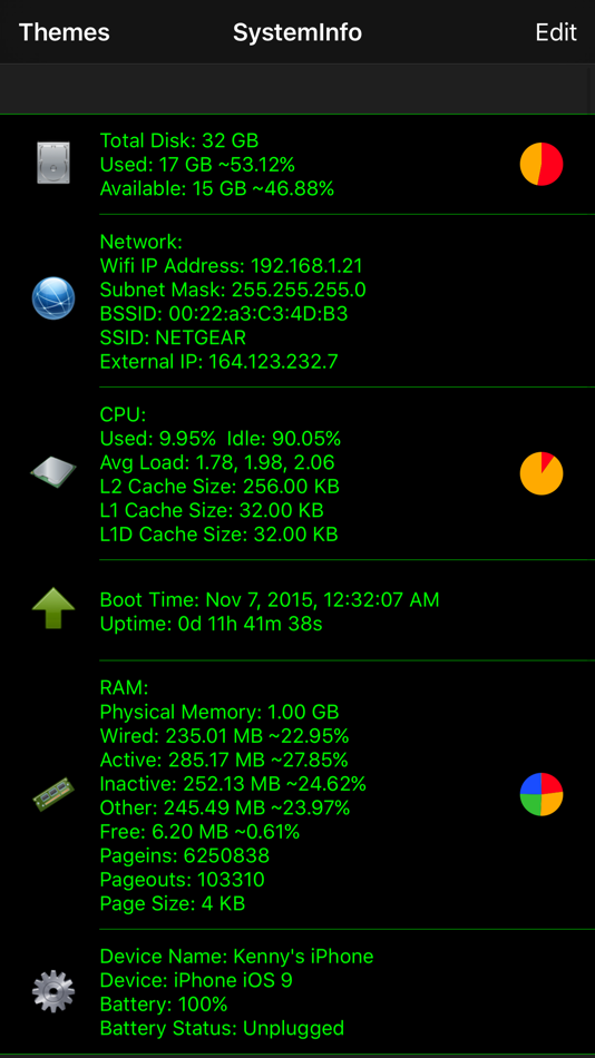 #3. System Information (iOS) 게시자: Kenneth Ackerson