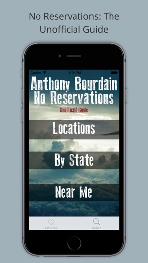 No Reservations TV Unofficial Guide(圖1)-速報App