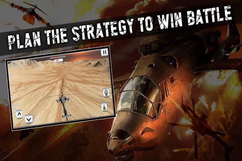 Real Apache Missions 3d - Kill the terrorists with your helicopter and shoot tanks and trucks in this battle. screenshot 4