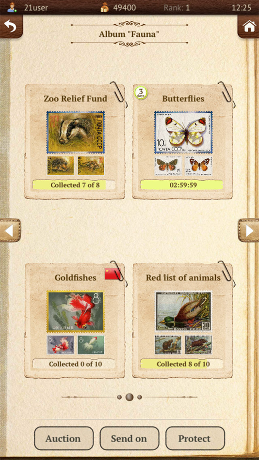 #3. Stamps Collector (iOS) Podle: Appscraft