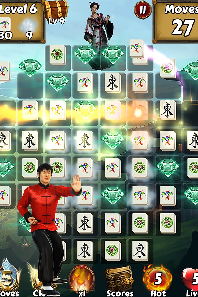 Mahjong Match Adventure World: Swipe jewels and match mahjong tiles! screenshot 3