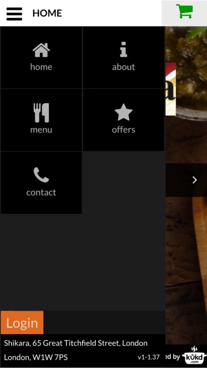 Shikara Indian Takeaway W1W 7PS