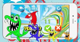Game screenshot Sharks Coloring Quiz Puzzle Baby Kids 2 3 4 Years apk
