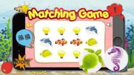 Game screenshot Find the Pair Sea Animals Free Matching Kids Games apk