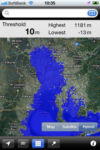 AltitudeMap SRTM3 screenshot 3