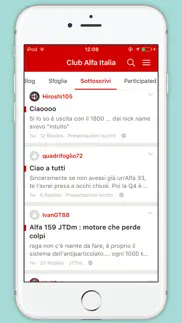 club alfa italia iPhone Captures Décran 1