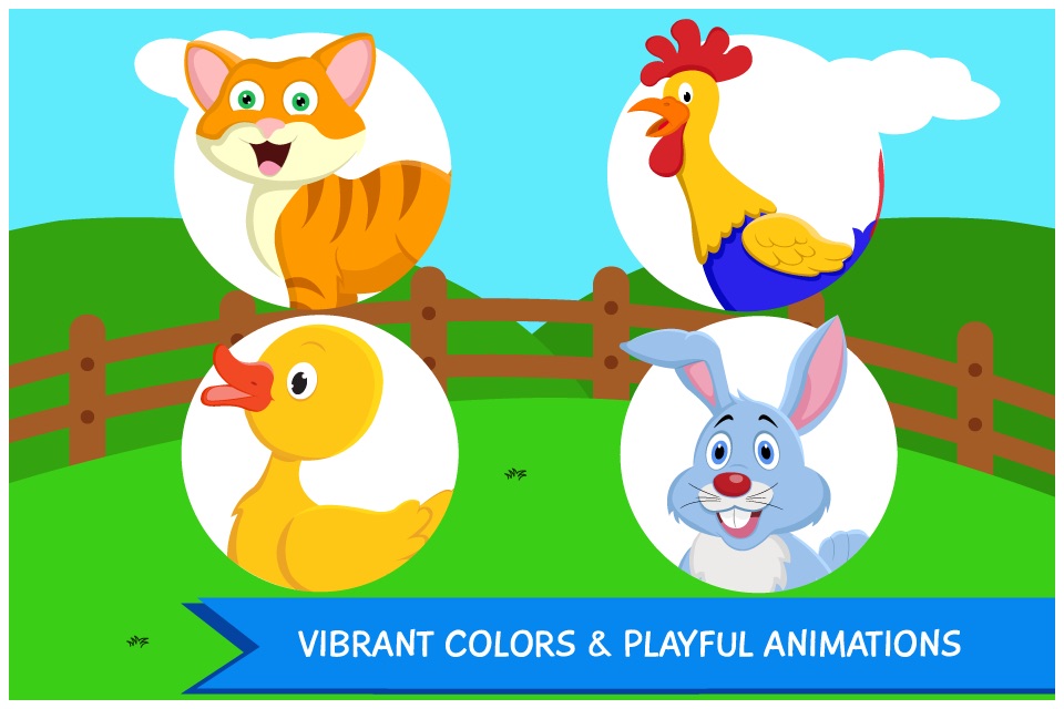 Peekaboo Farm Animals - fun learning game for kids screenshot 4