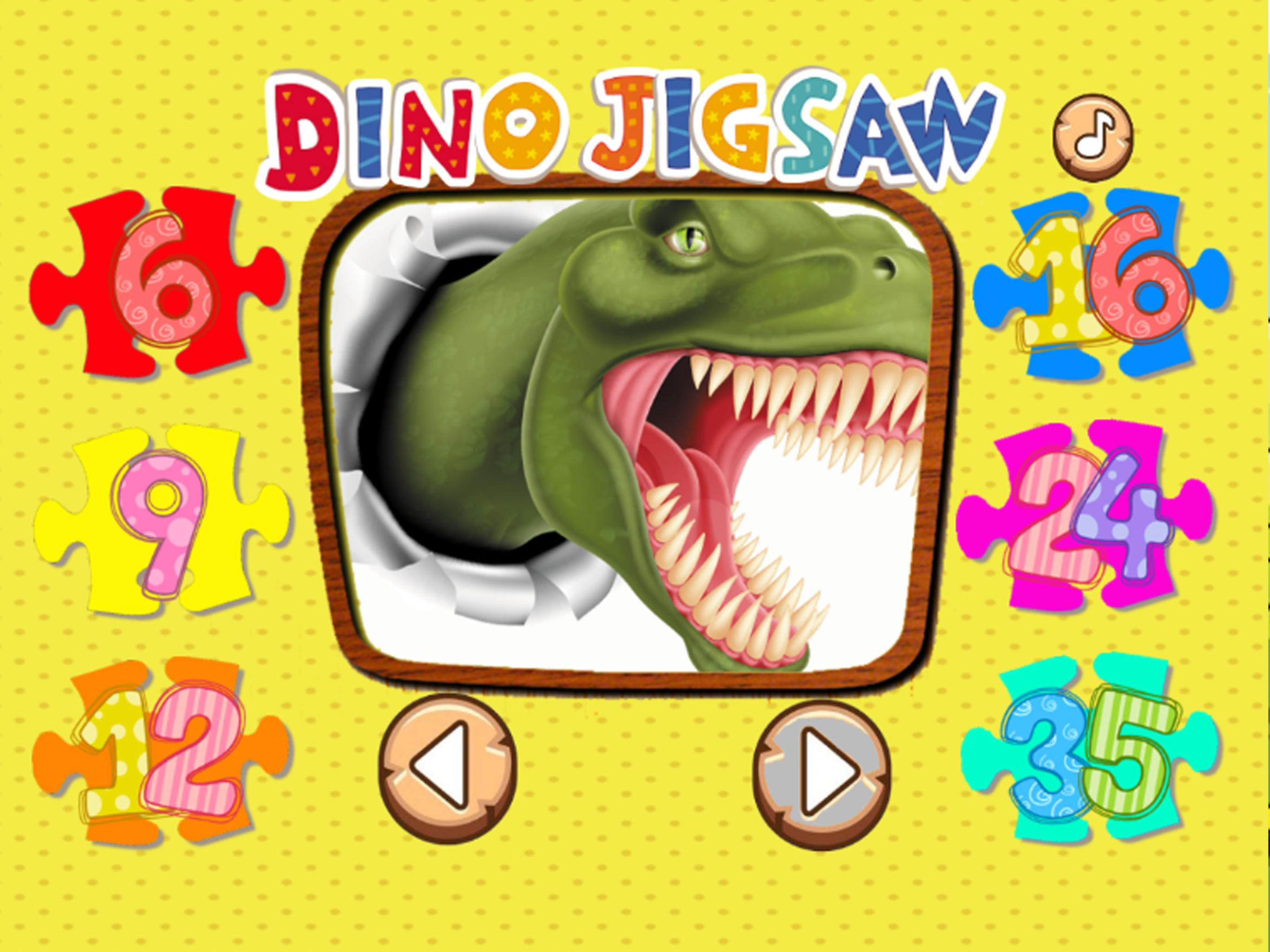 Dinosaur Puzzle Jigsaw HD Game For Toddlers & Kids screenshot 5