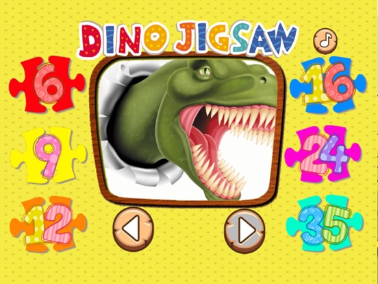 Screenshot #4 pour Dinosaur Puzzle Jigsaw HD Game For Toddlers & Kids