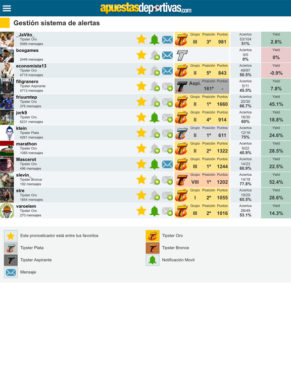 Screenshot #5 pour Apuestas Deportivas Alertas