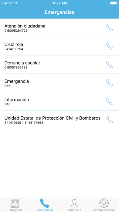 Zapotlán Directorio Móvil iPhone screenshot