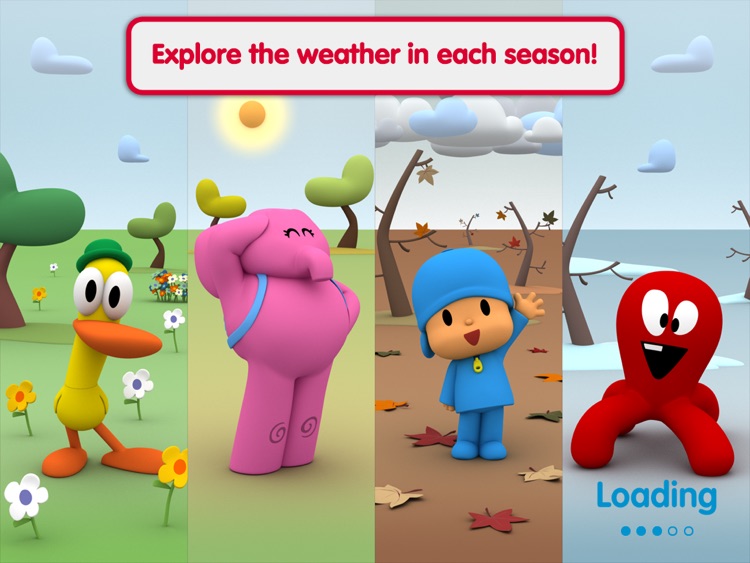 Pocoyo Playset - Weather & Seasons