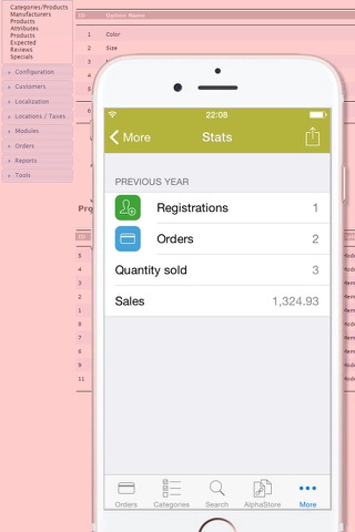 Store Admin for osCommerce Shop screenshot 3