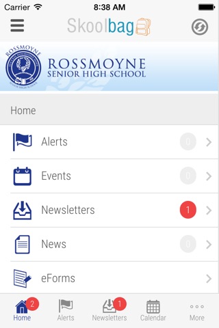 Rossmoyne Senior High School - Skoolbag screenshot 2