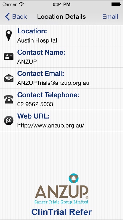 ClinTrial Refer ANZUP screenshot-3