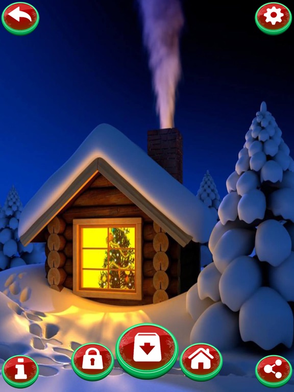 3D Christmas Wallpaper Maker – Xmas Backgrounds iPad screenshot