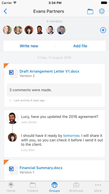 Workshare Mobile screenshot-3