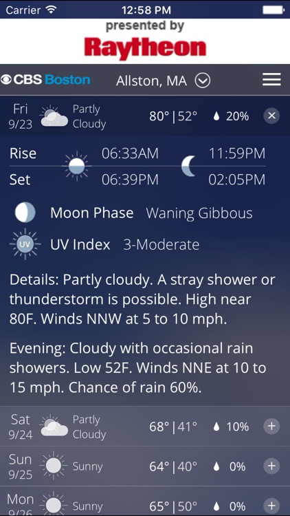 CBS Boston Weather