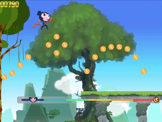 Screenshot #6 pour Singe Ninja course cool, cool jeu de course classique gratuit
