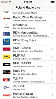 poland radio live player (polish / polska) iphone screenshot 3