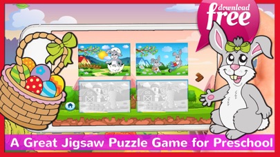 Happy Easter Jigsaw Puzzles Free For Toddlers & Meのおすすめ画像3