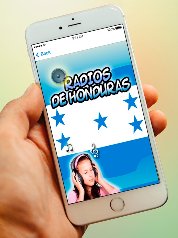 Radios de Honduras y Emisoras Gratis AM FM iPad screenshot 1 - Music app